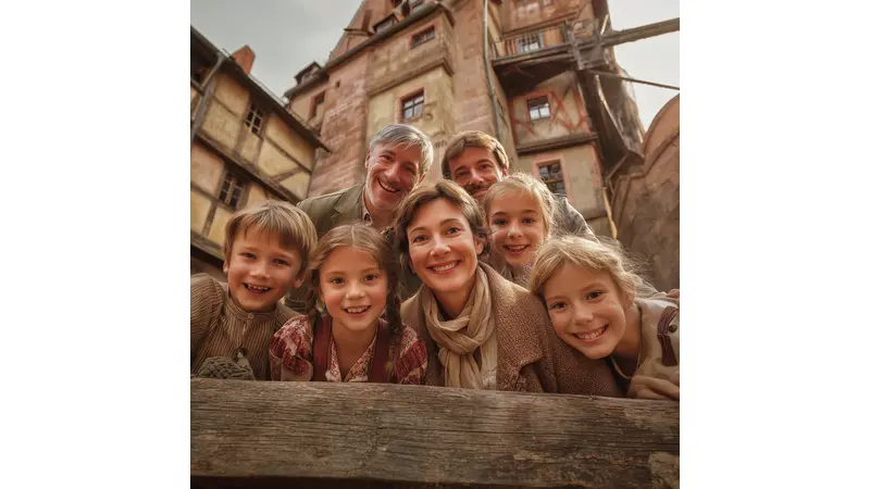Familie bei einem Outdoor Escape Abenteuer